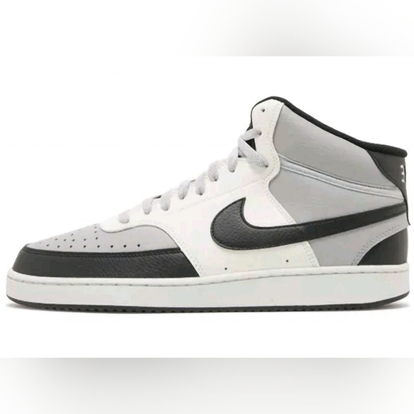 Nike Other - Nike Court Vision Next Nature Mid Light Smoke Grey Sail US Men's Size 11 (EUC)